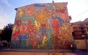 Keith Haring, 1989, Pisa