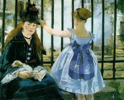 Edouard Manet, La ferrovia, particolare, 