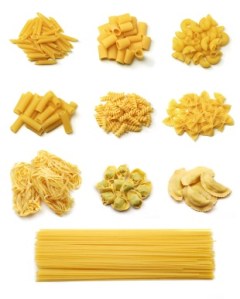 pasta shapes