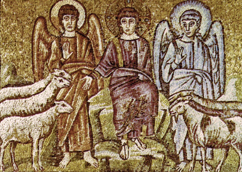 Gesù separa le pecore dalla Capre, Ravenna Sant'Apollinare Nuovo