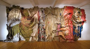 El Anatsui, In the World But don't Know the World,2011