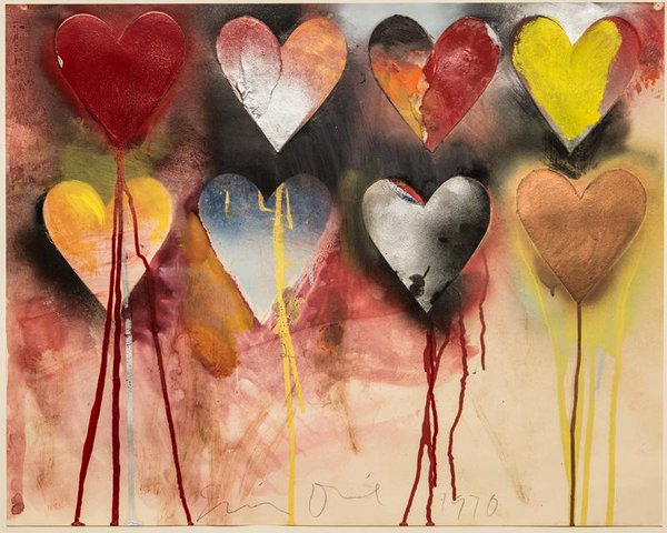 Jim Dine Cuori