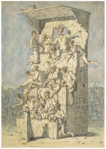 Domenico-Gnoli-Caprice-n.-6-The-apple-1955-Collezione-Ramo