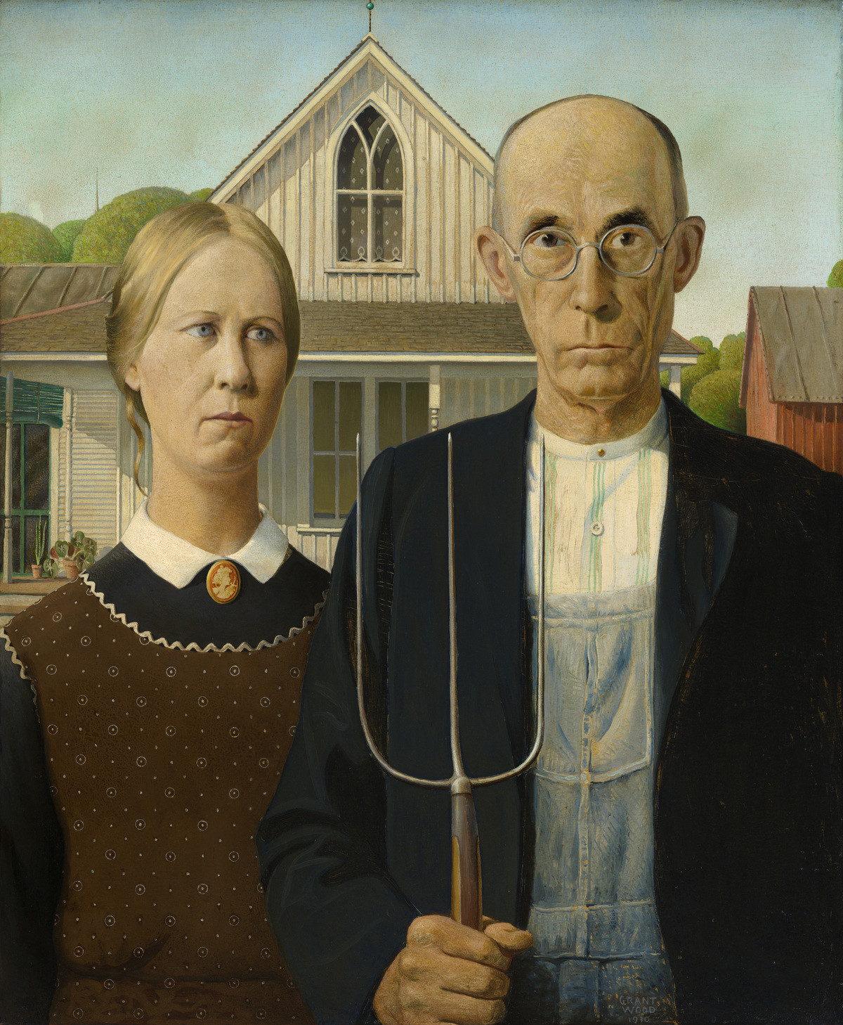 Grant Wood e le bucoliche&nbsp;americane